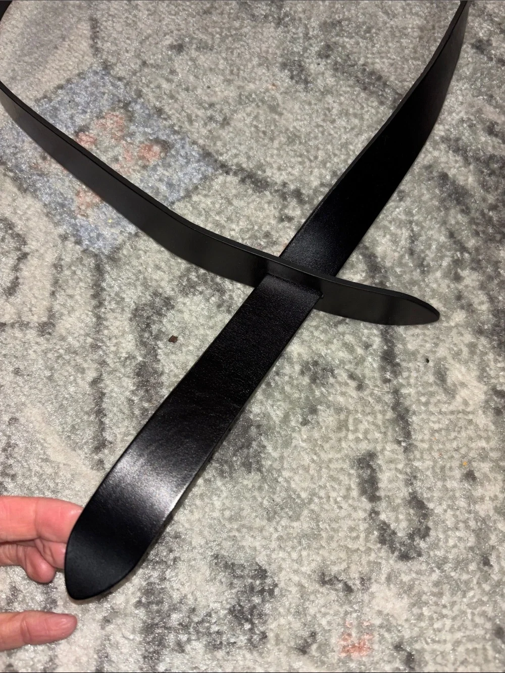 Isabel Marant Lecce Black Skinny Leather Tie Belt